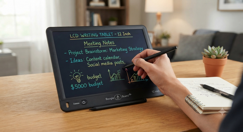 LCD Writing Tablet - Digital Drawing & Notes Board