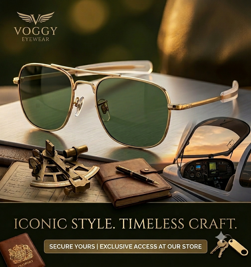 Men's Classic Aviator Sunglasses