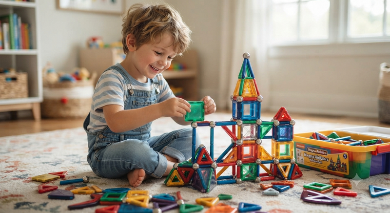 Magnetic Construction Set - 36 Piece Building Blocks