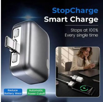 Fully Charged Separator โ Smart USB-C Auto Disconnect Charging Adapter (140W)