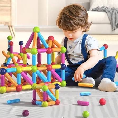 Magnetic Construction Set - 36 Piece Building Blocks