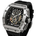Luxury watch with intricate skeleton design