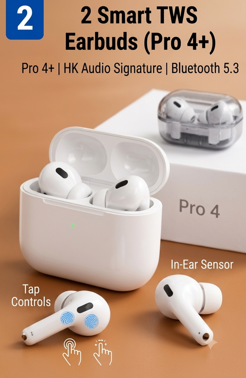 Wireless Earbuds - TWS Bluetooth Earphones with Charging Case