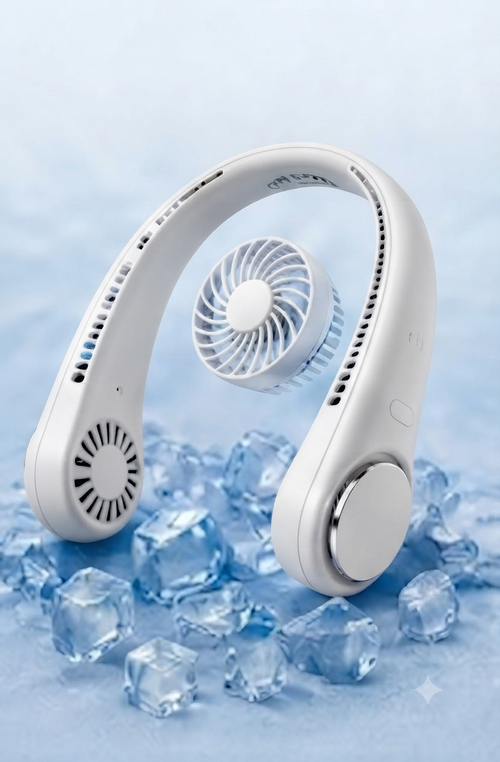 Neck Cooling Fan - Portable Bladeless Wearable Fan