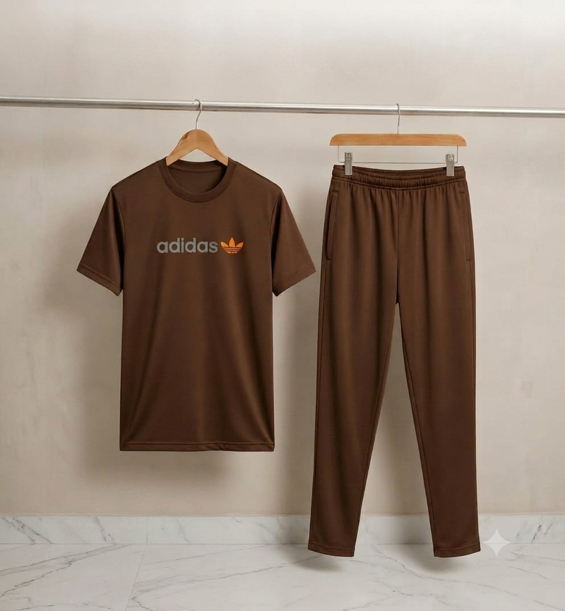 Men's Classic Tracksuit - Brown