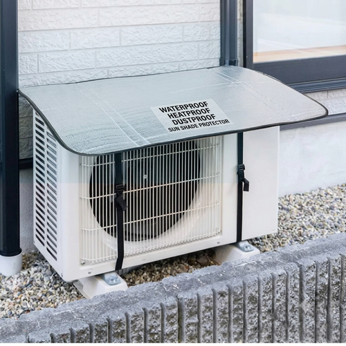 AC Outdoor Unit Cover - Waterproof Heatproof Dustproof Sun Shade Protector