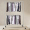Double Rail Rolling Garment Rack – Heavy Duty Clothes Hanger Stand on Wheels