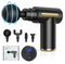 Portable Deep Tissue Massage Gun – Rechargeable Muscle Massager with 4 Heads